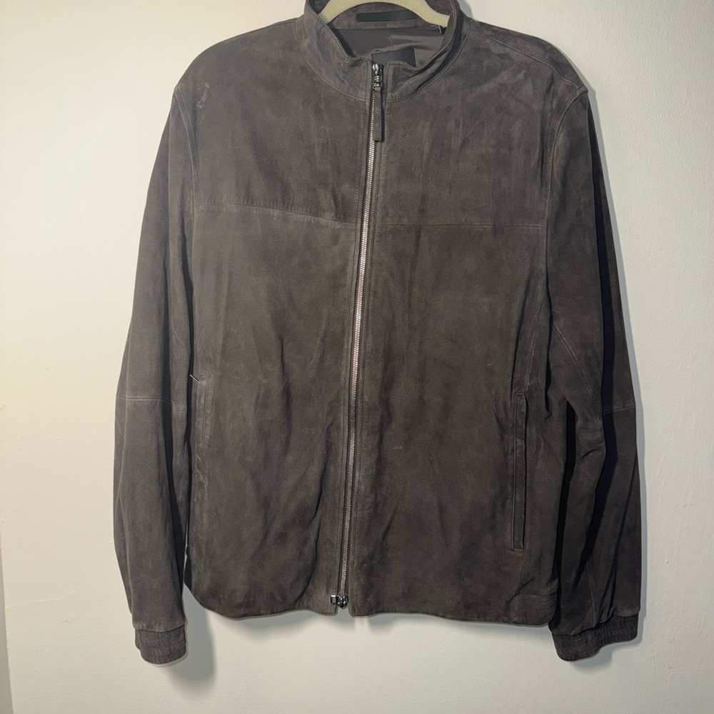 “Theory” Brown Suede Jacket size XL